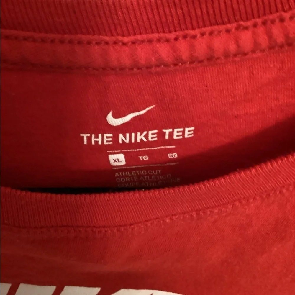 Nike Red Graphic Tee